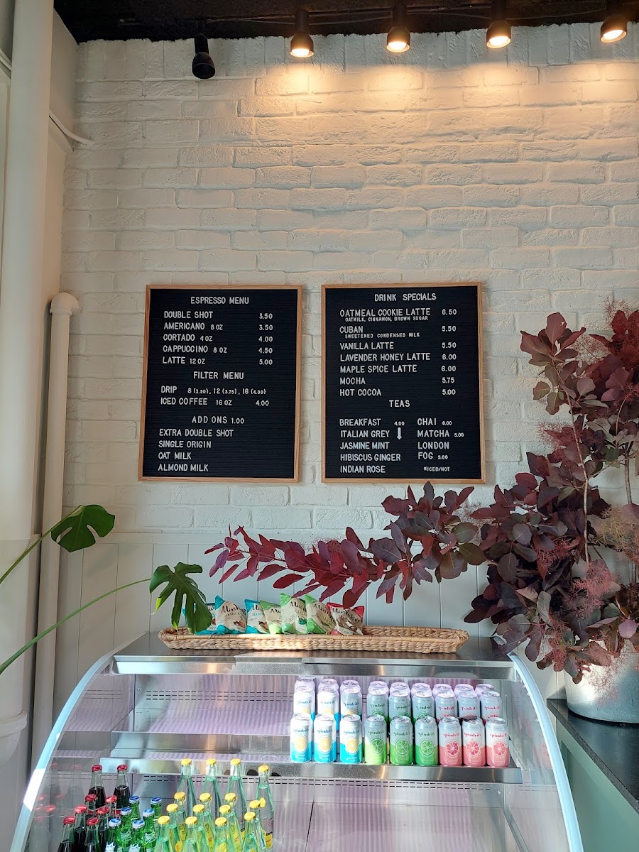 The Flower Kitchen menu board