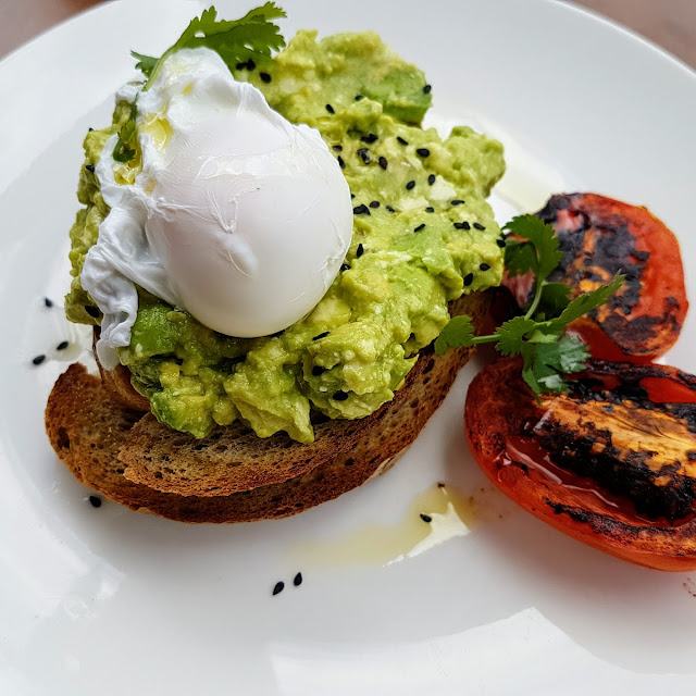 Smashed Avocado on Rye