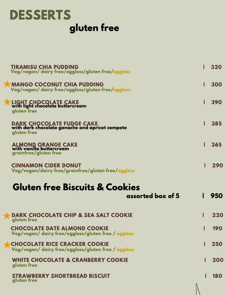 MO's Cafe & Bistro menu board