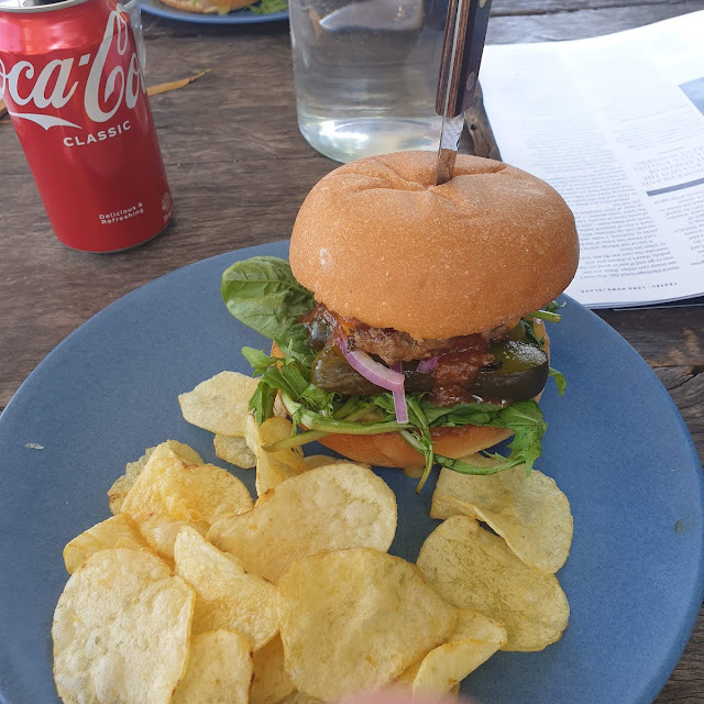 Burger and Chips