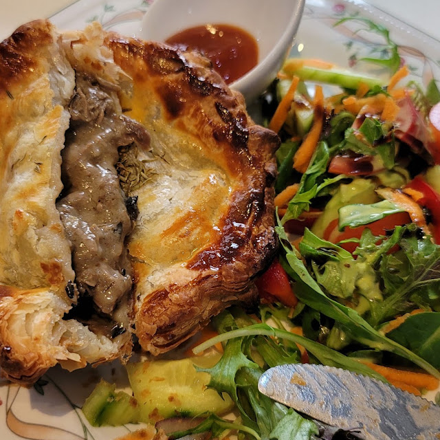 Pie with Salad