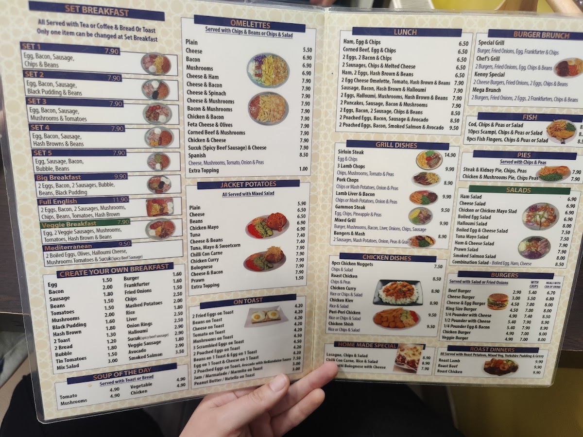 Swell Cafe menu board