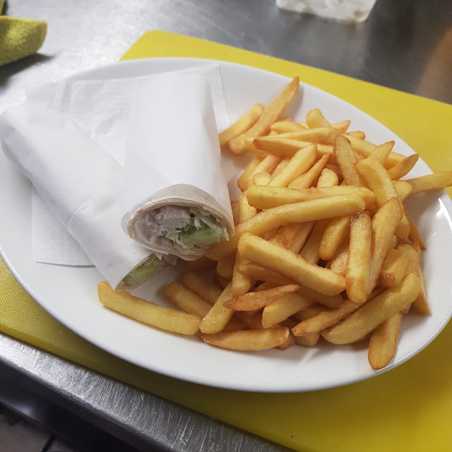 Chicken Mayo Wrap with Chips