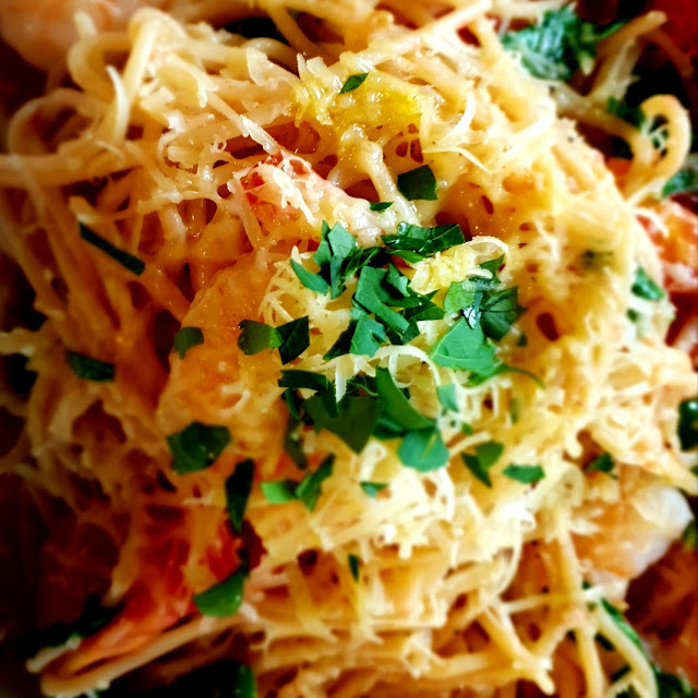 Spaghetti with Prawns