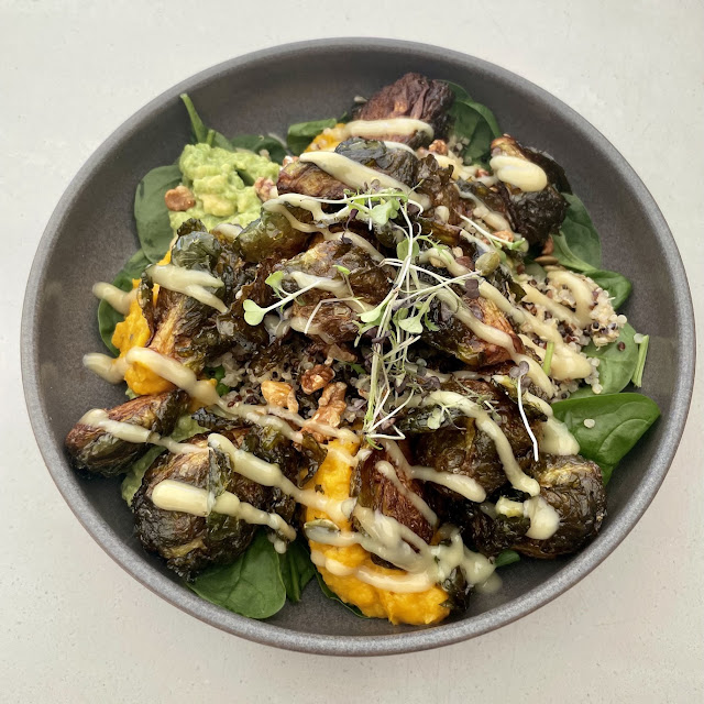 Roasted Brussels Salad