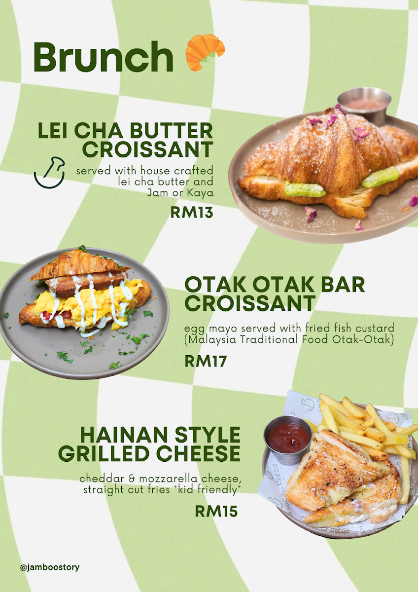 Jamboo menu board