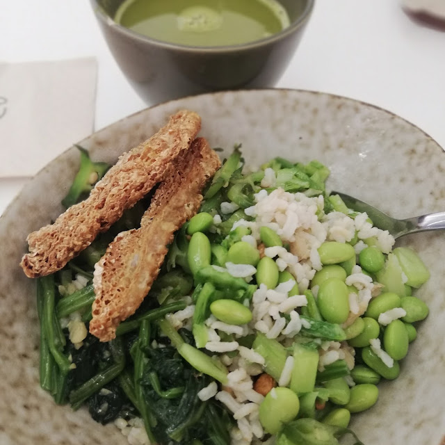 teriyaki lei cha don 日式擂茶照烧饭