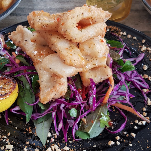 Calamari with Vietnamese Salad