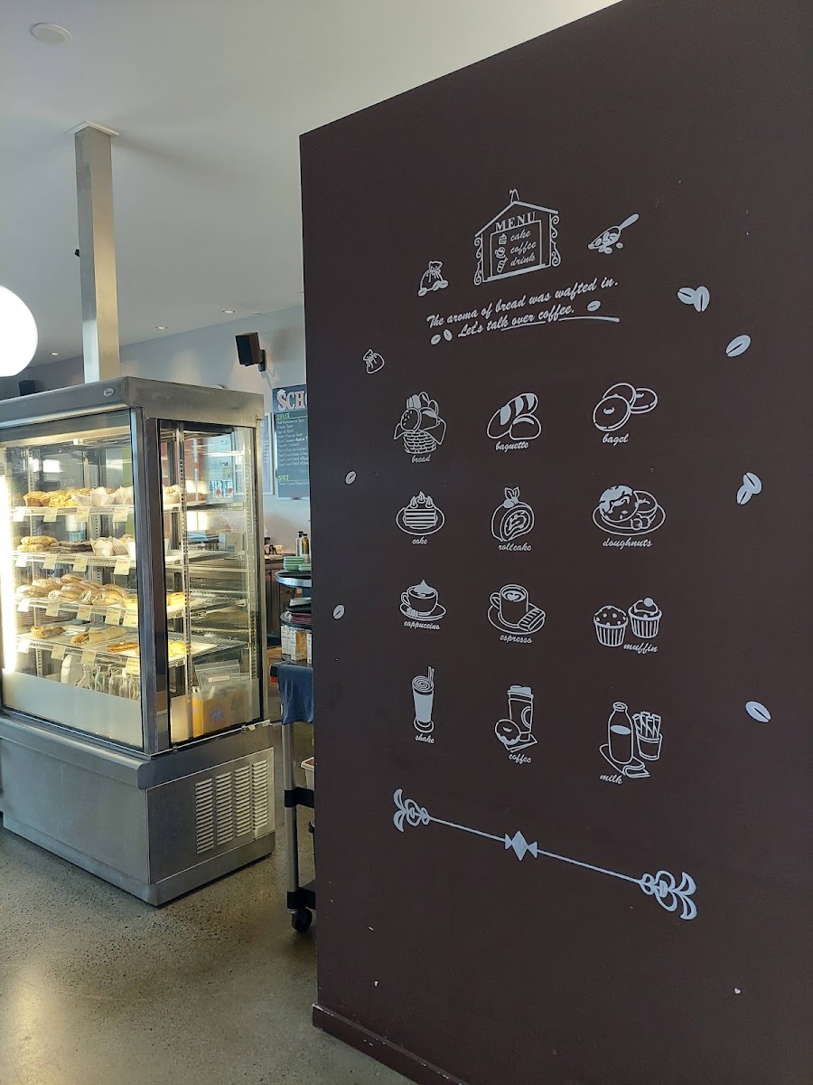 Scholars Cafe menu board