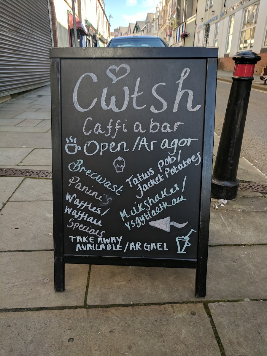 Caffi Soar menu board