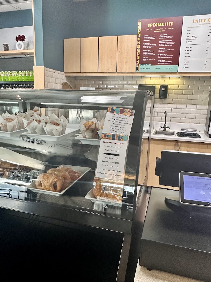 Beyu Caffe menu board