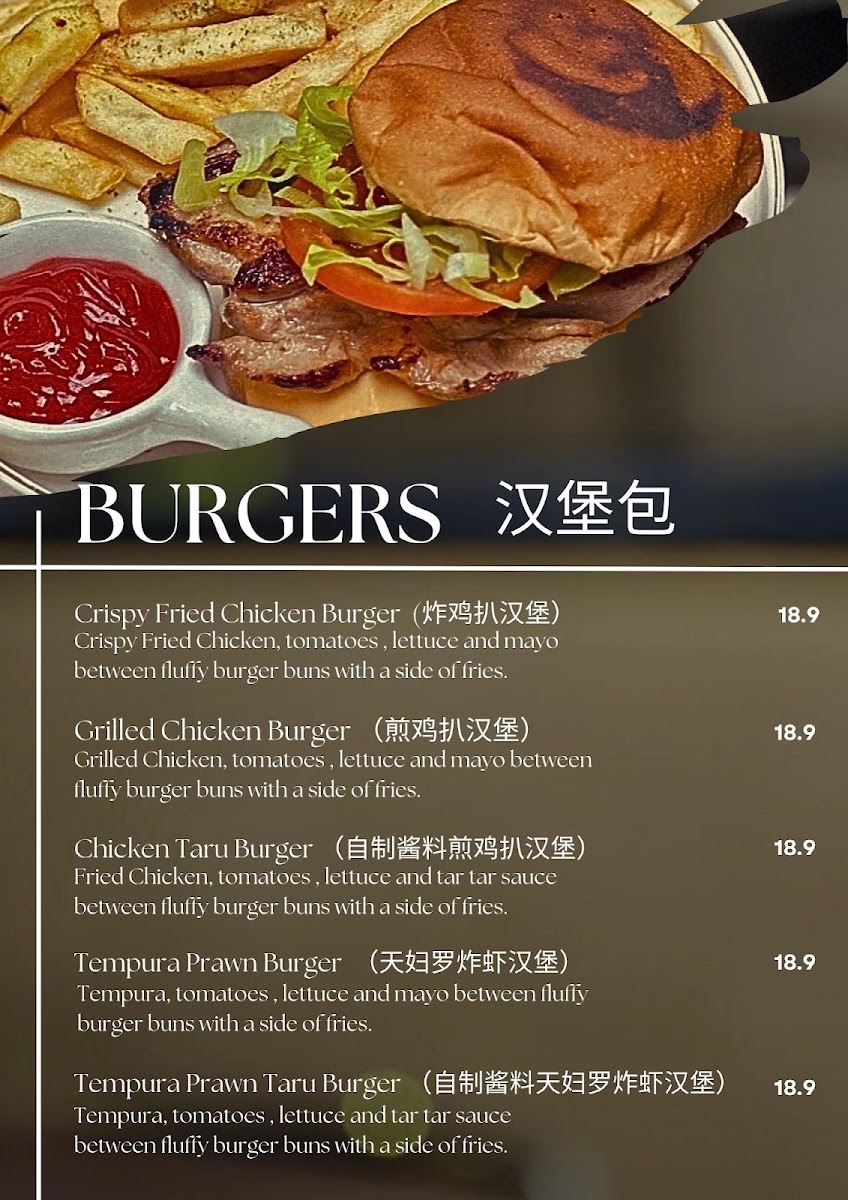 BEHIND THE DOOR CAFE menu board