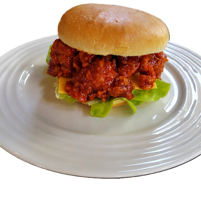 Korean Fried Chicken Burger