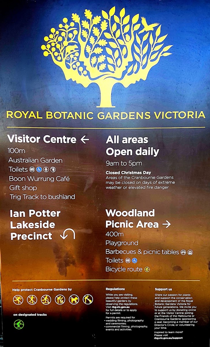 Boon Wurrung Cafe menu board