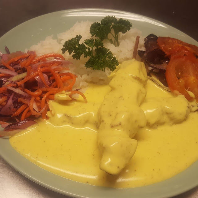 Curry Kycklingspett
