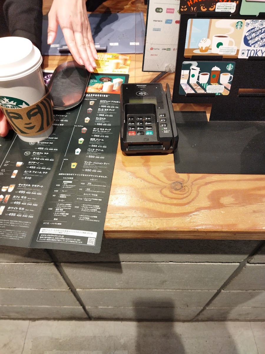 Starbucks Coffee - Chitose-Karasuyama menu board