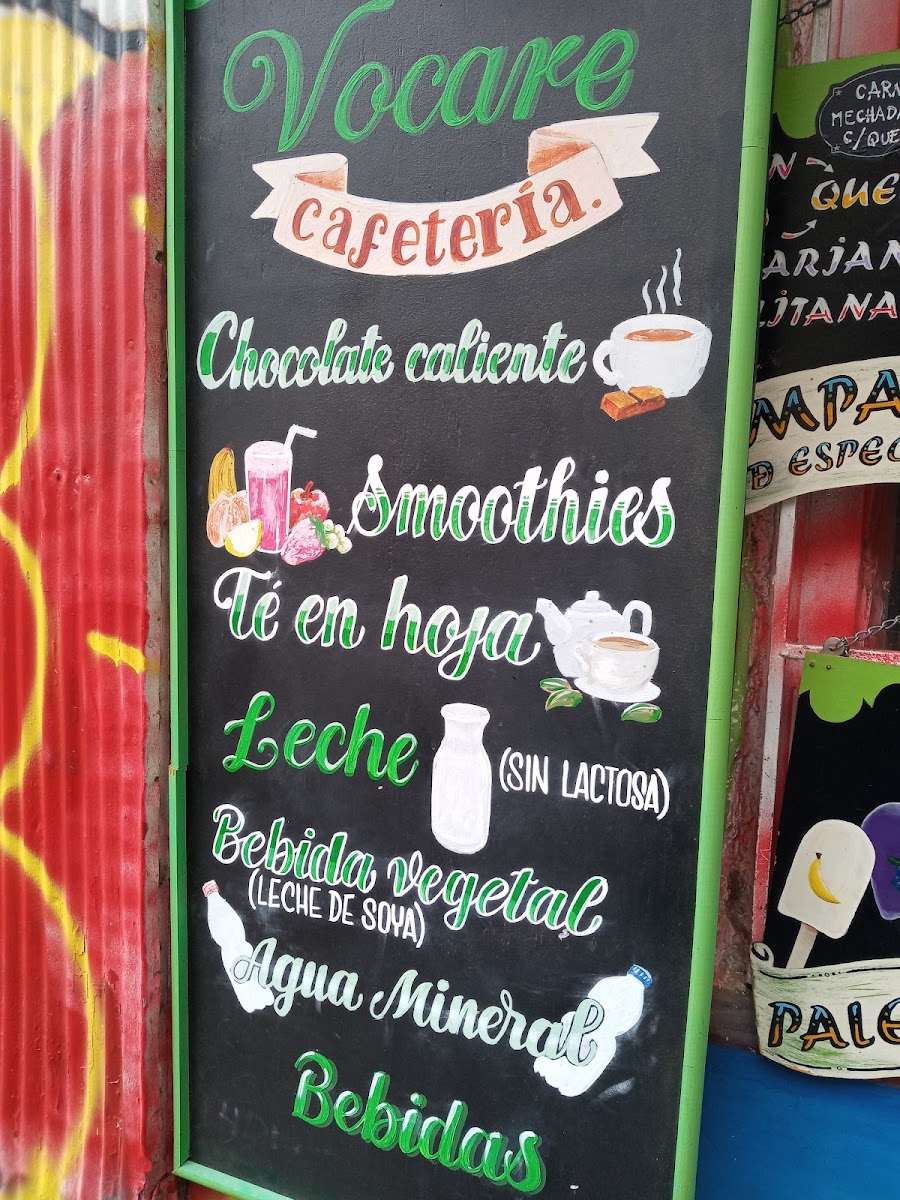 Vocare menu board