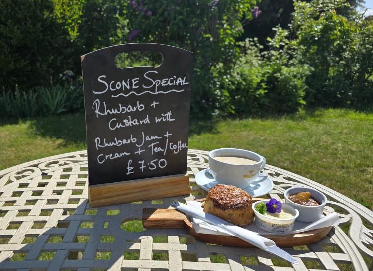 The Walled Garden Cafe menu board