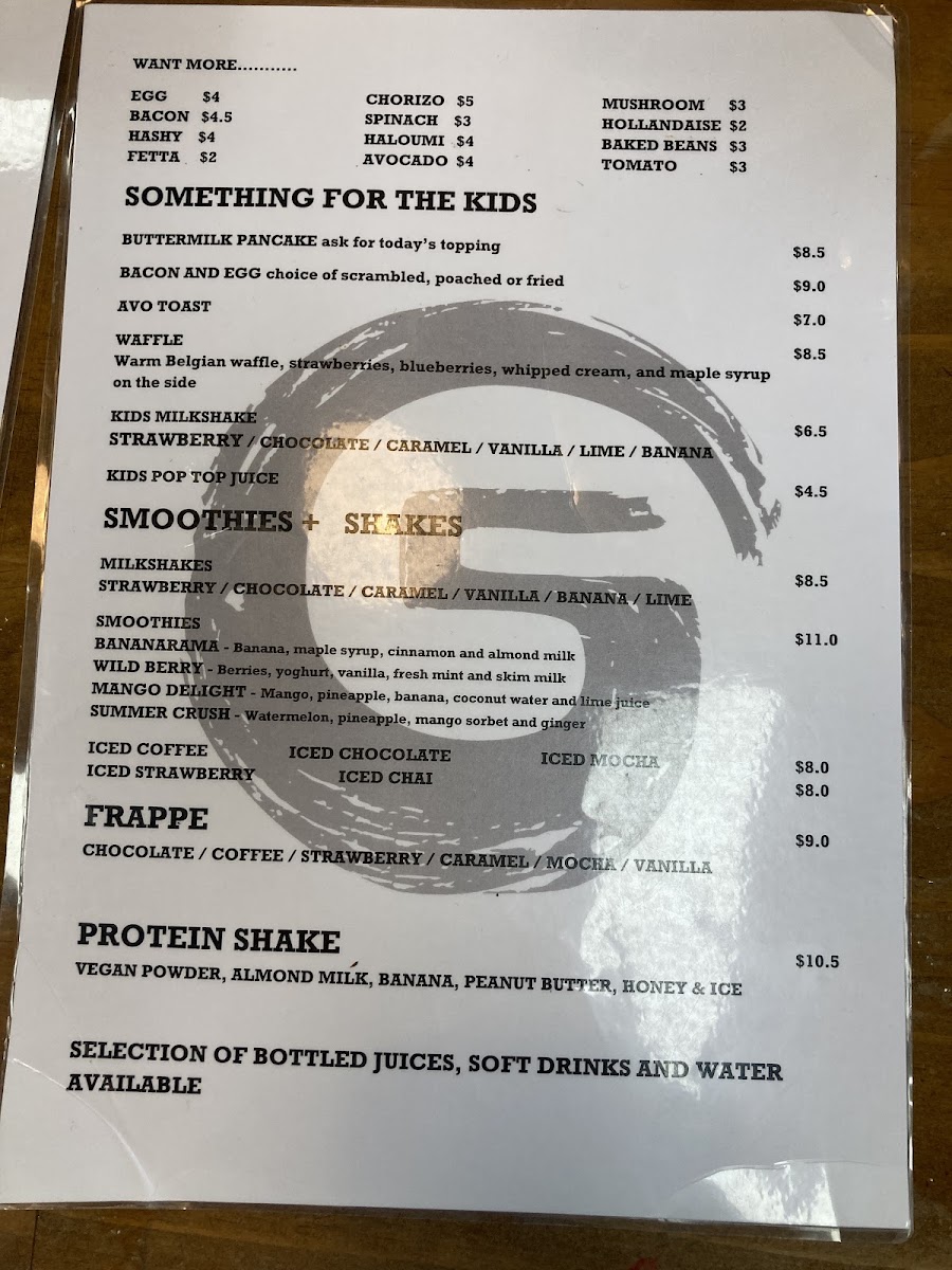 Modish menu board