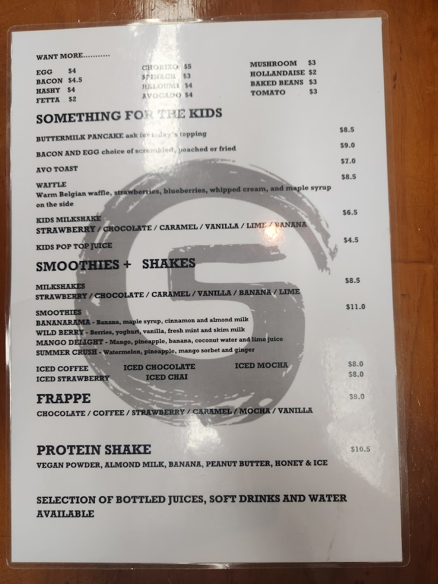 Modish menu board