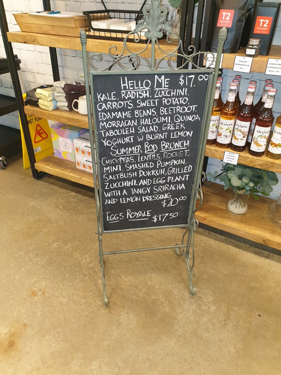 Modish menu board