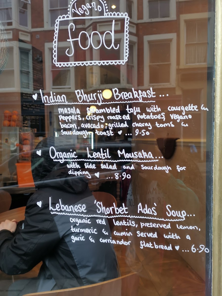 Francesca's street eat menu board