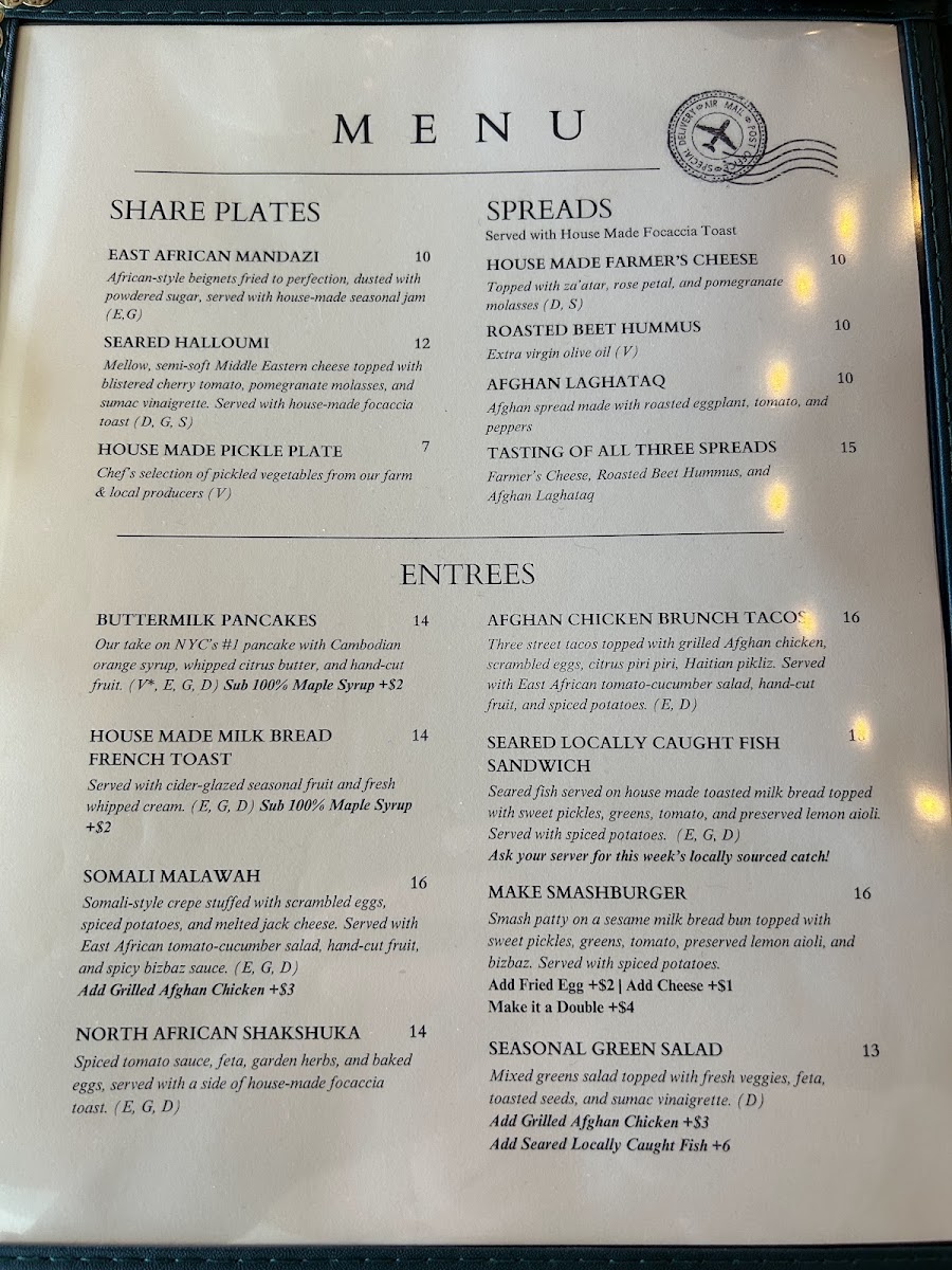 MAKE Projects menu board