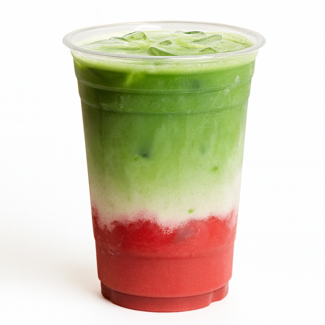Strawberry Matcha Latte