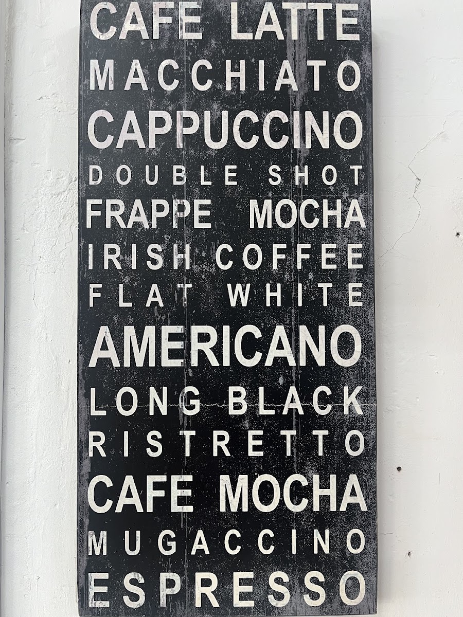 Isabel’s Place menu board
