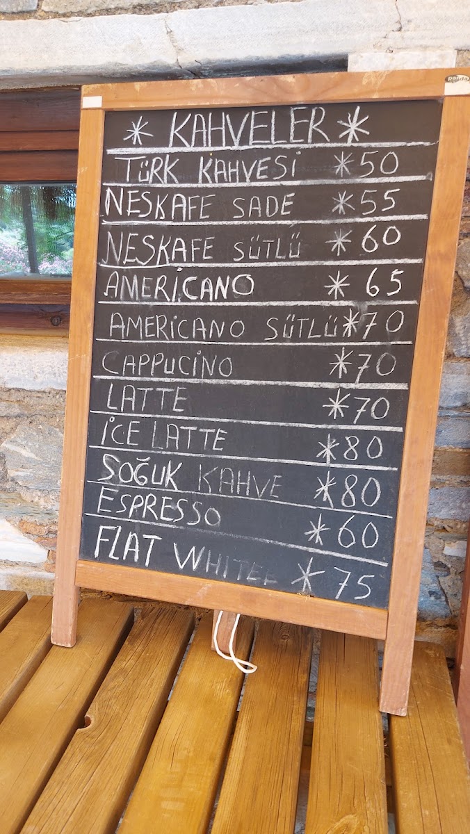 MÜZE KAFE menu board