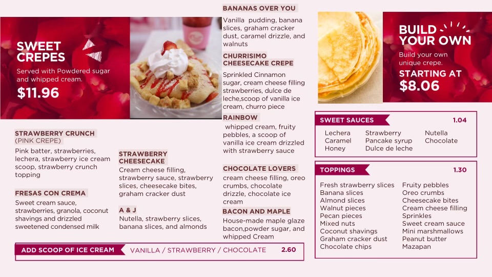 P.S. I Crepe You menu board