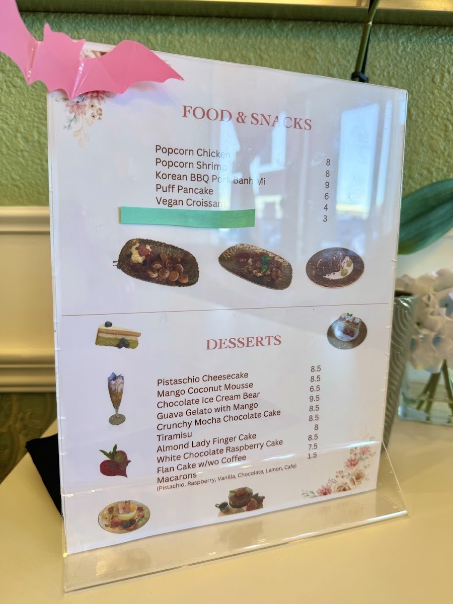 K On the Go menu board