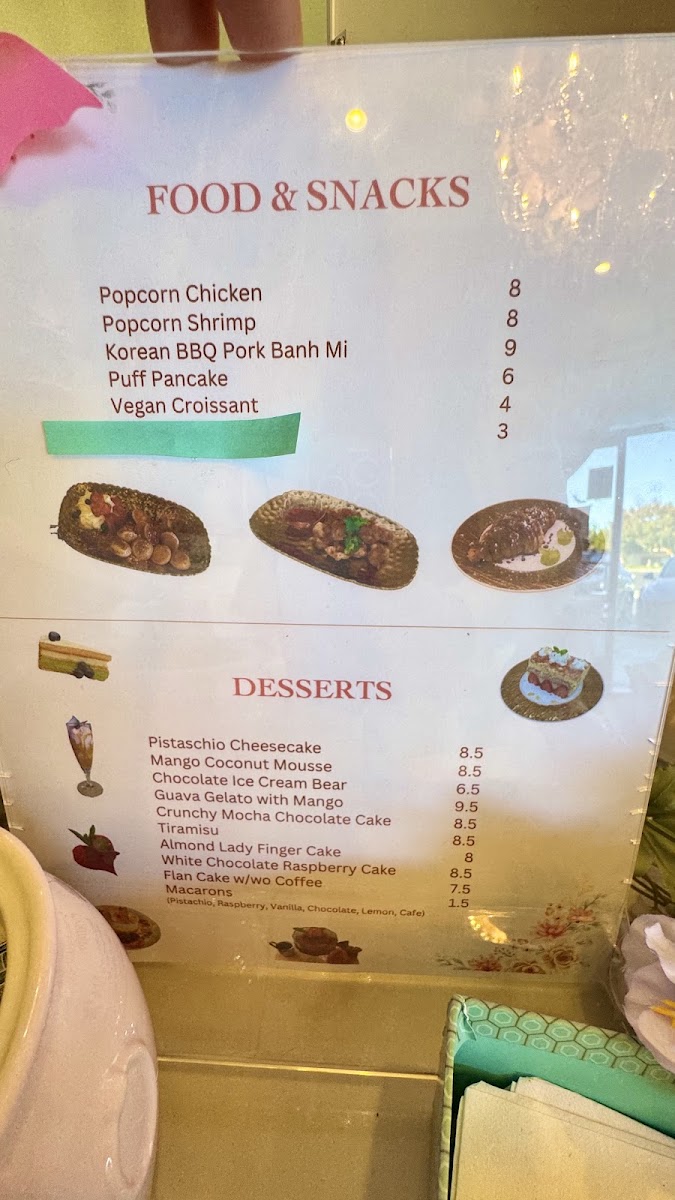 K On the Go menu board