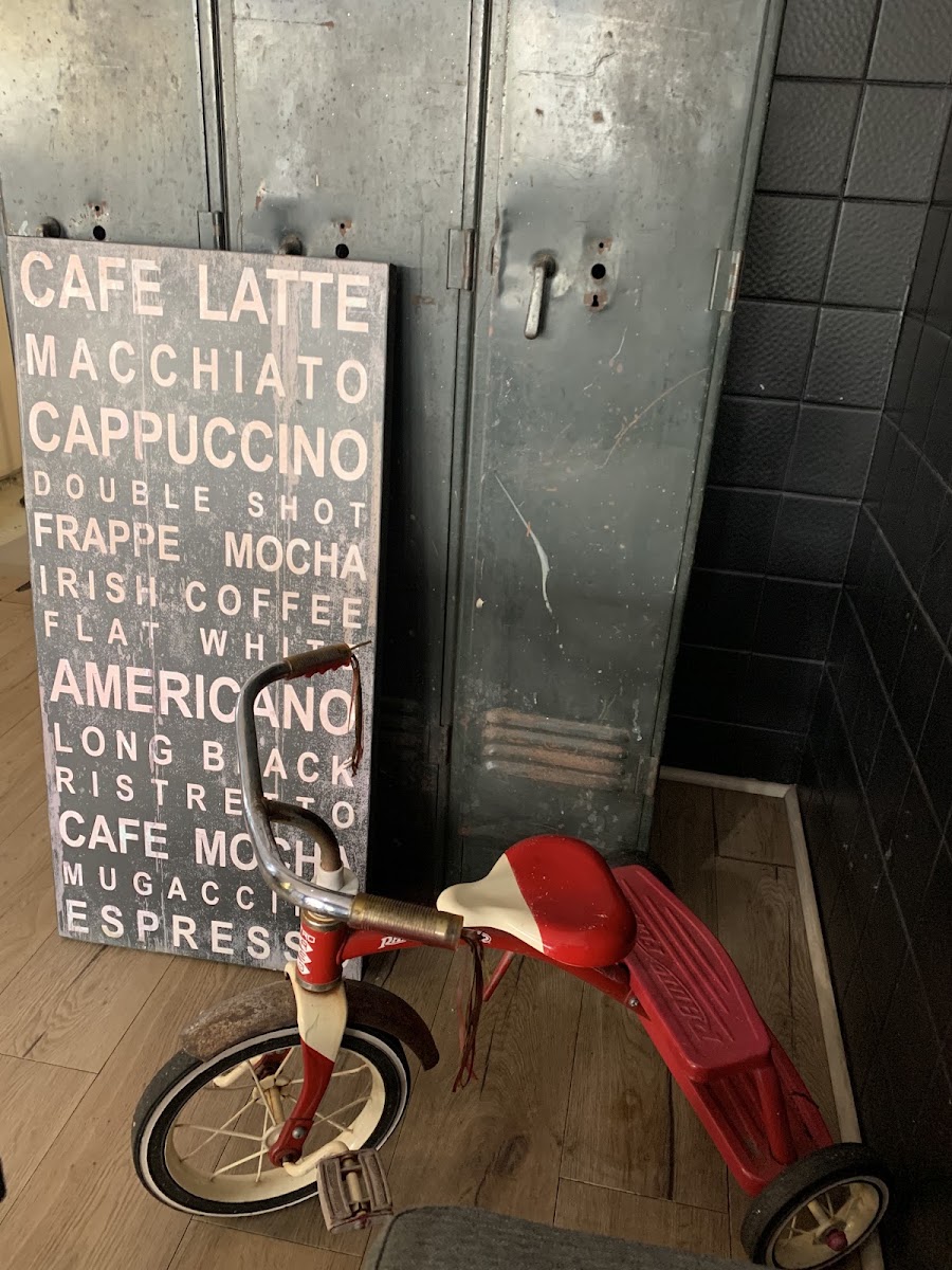 The Backshed Cafe menu board