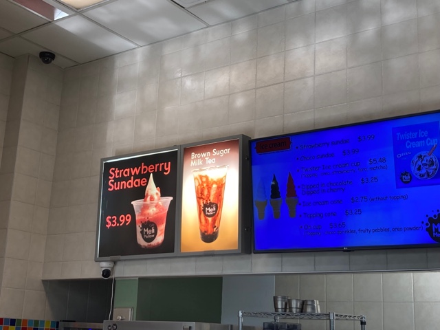 Cafe Meli Mellow menu board