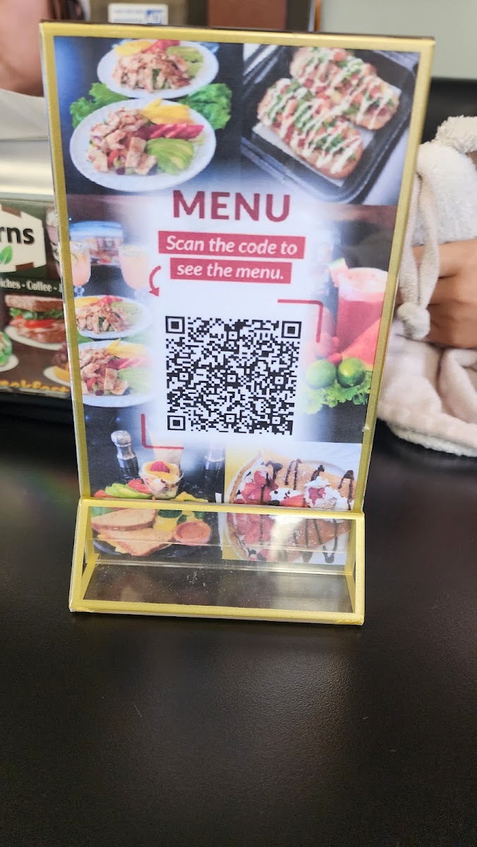 Crepelicious cafe menu board