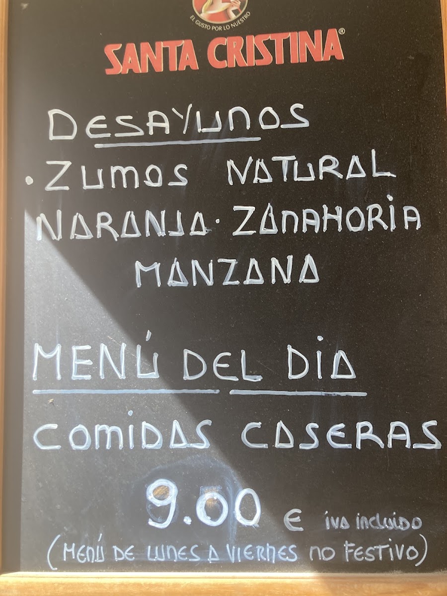Panroma menu board