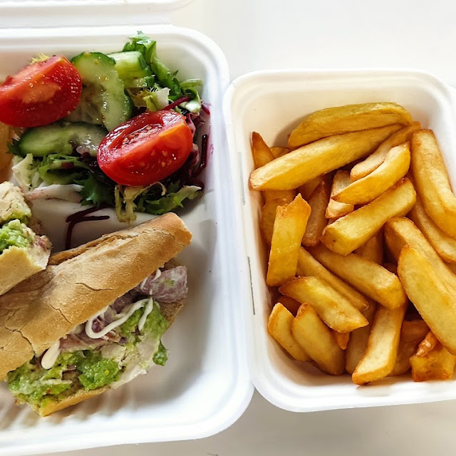 Chicken Bacon and Avocado Baguette
