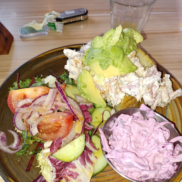 Jacket Potatoes Chicken Bacon and Avocado