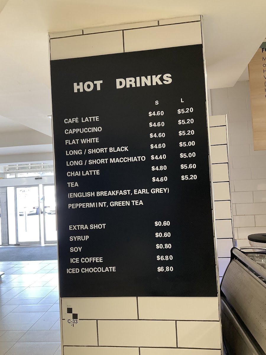 Gourmet Pantry menu board