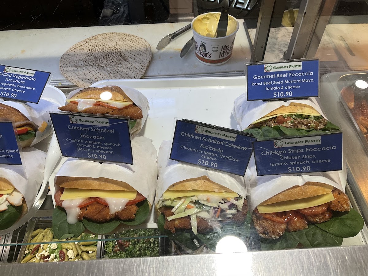 Gourmet Pantry menu board