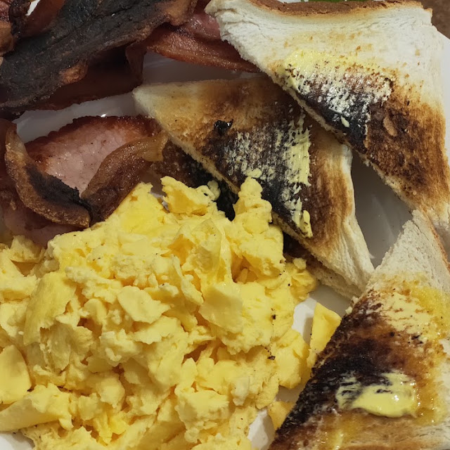 Bacon and Eggs and Toast