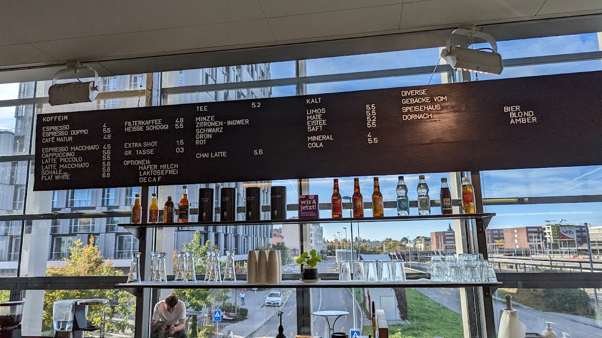 Kaffee Macher menu board