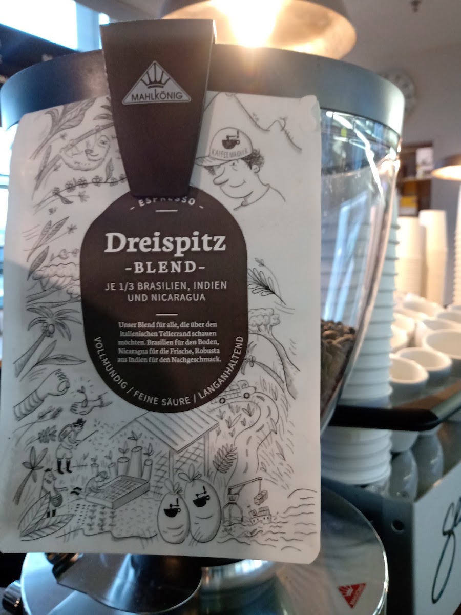 Kaffee Macher menu board