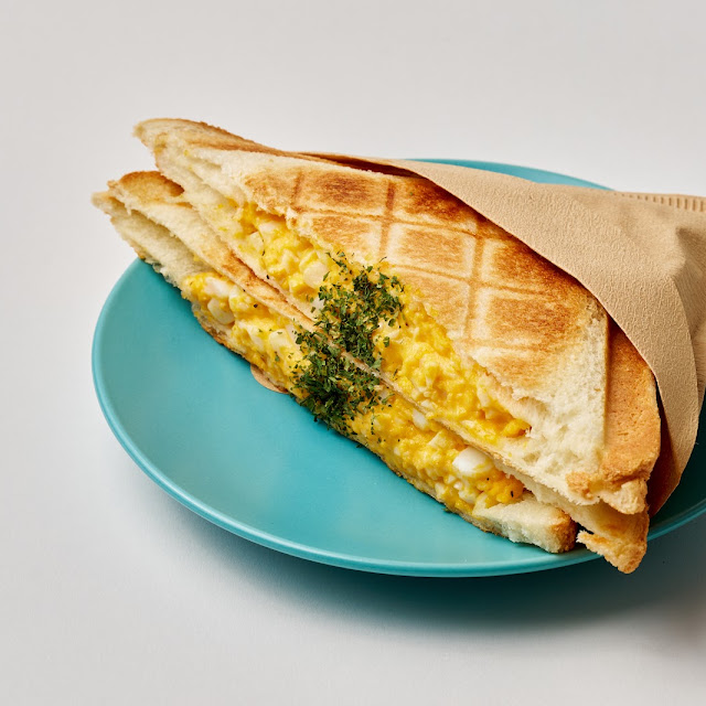 たまご ホットサンド egg hot sandwich
