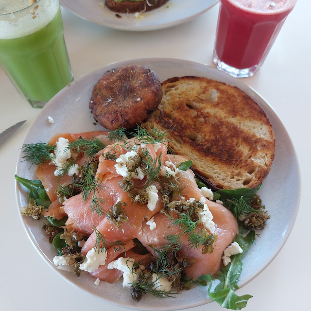 Smoked Salmon Bagel GF DF