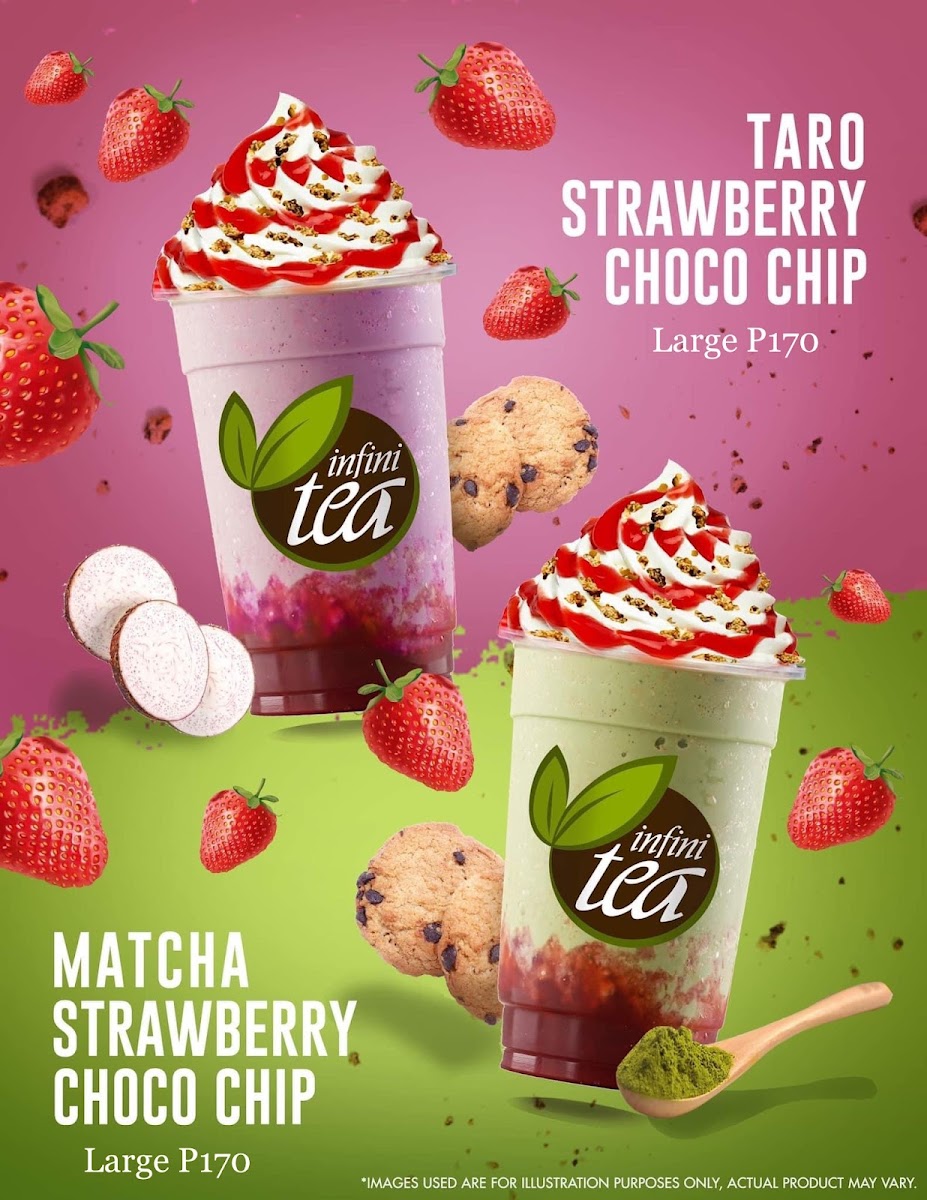 Infinitea Session menu board