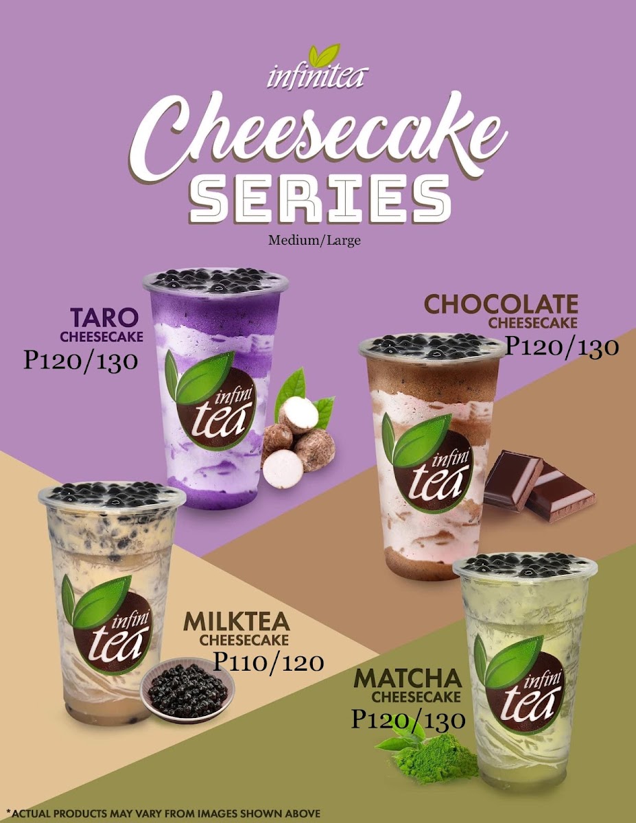 Infinitea Session menu board