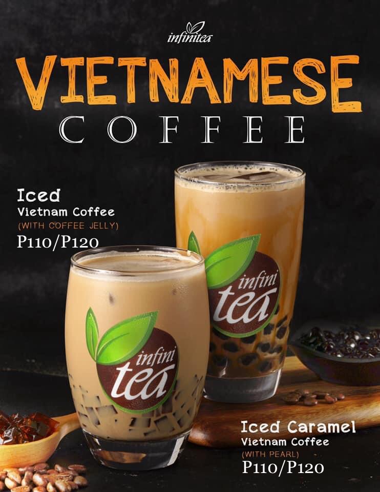 Infinitea Session menu board