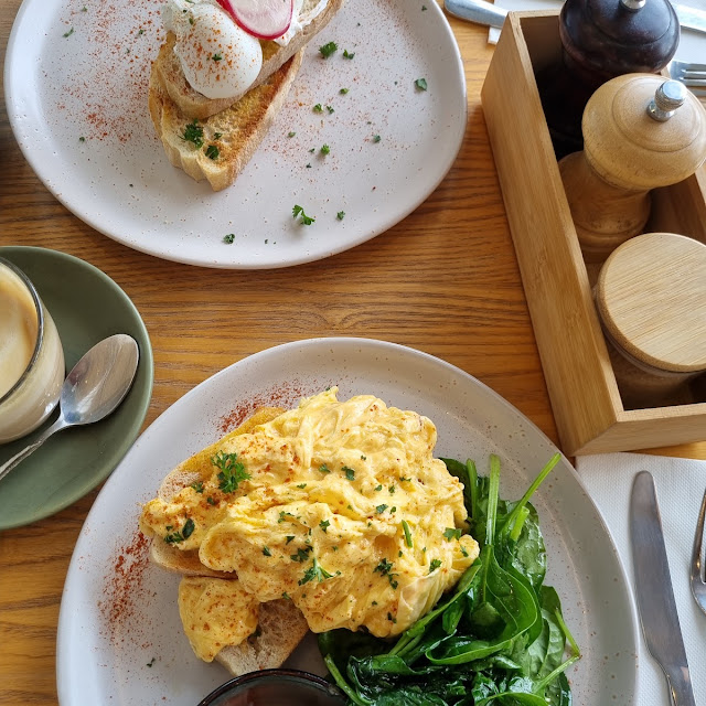 Eggs Your Way with Feta and Spinach